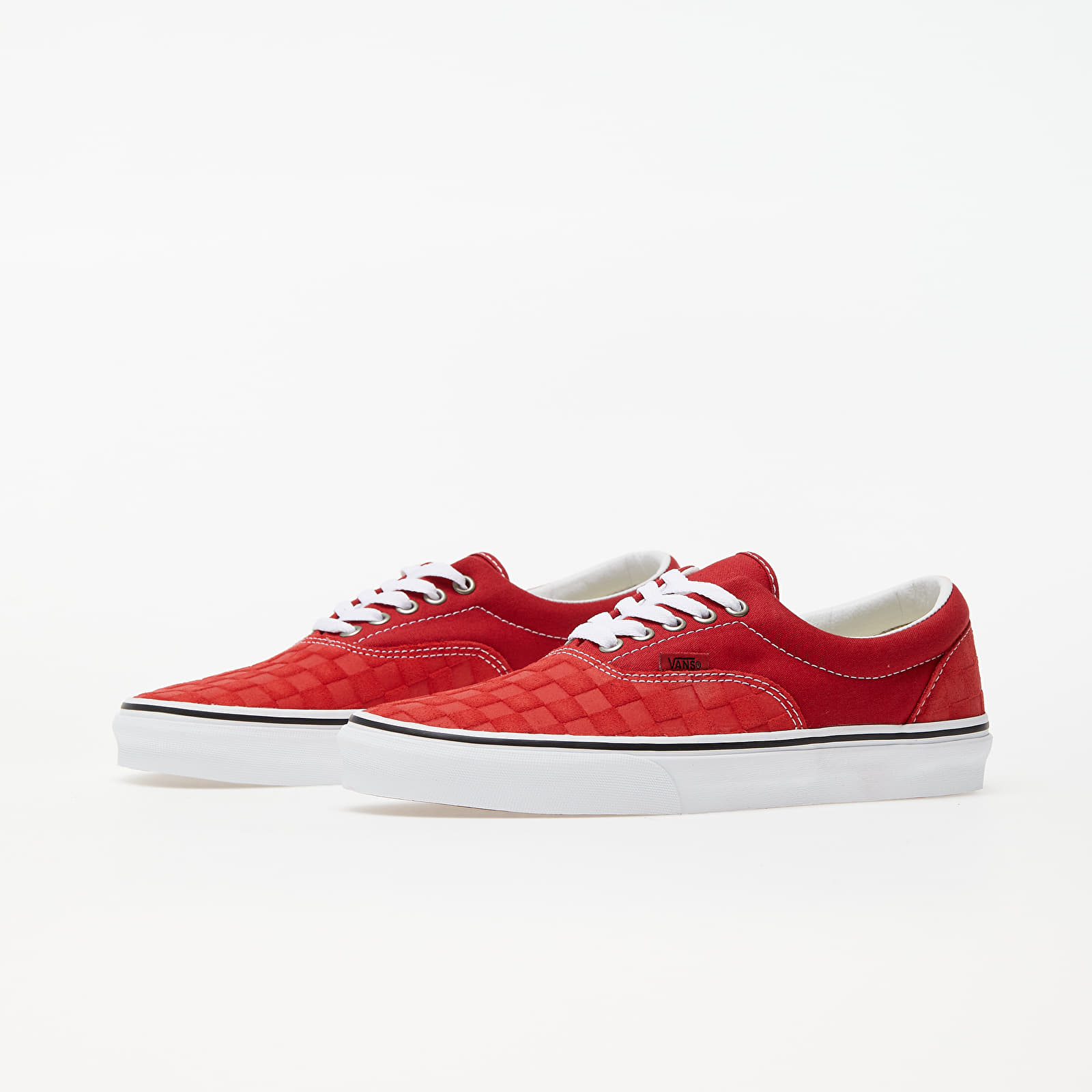 Men's shoes Vans Era (Deboss Checkerboard) Pompeian Red/ True White