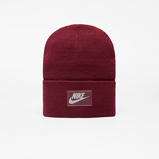 Hats Nike Sportswear Cuffed Beanie Fut Flash Dark Beetroot Footshop