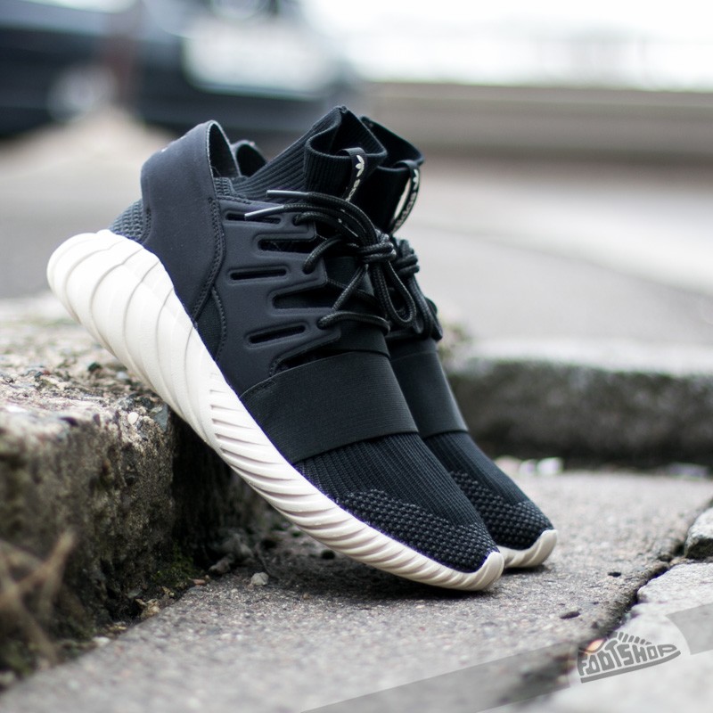 Men s shoes adidas Tubular Doom Primeknit Core Black Core Black White Footshop