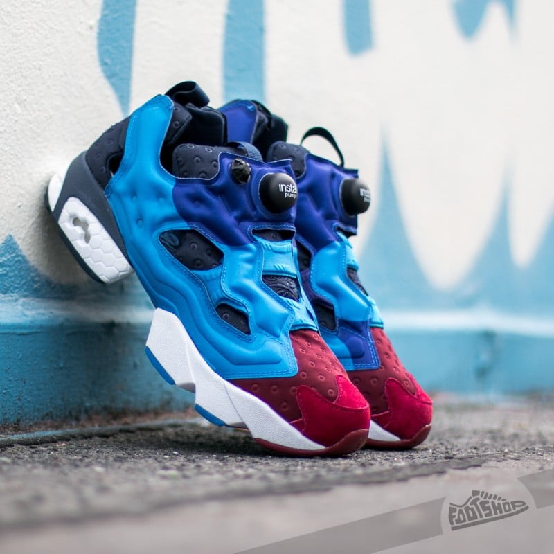 Men s shoes Reebok Instapump Fury Asym Burgundy Blue Sport Footshop