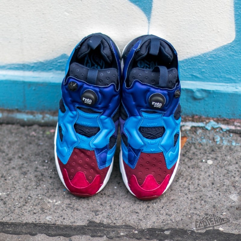 Men s shoes Reebok Instapump Fury Asym Burgundy Blue Sport Footshop
