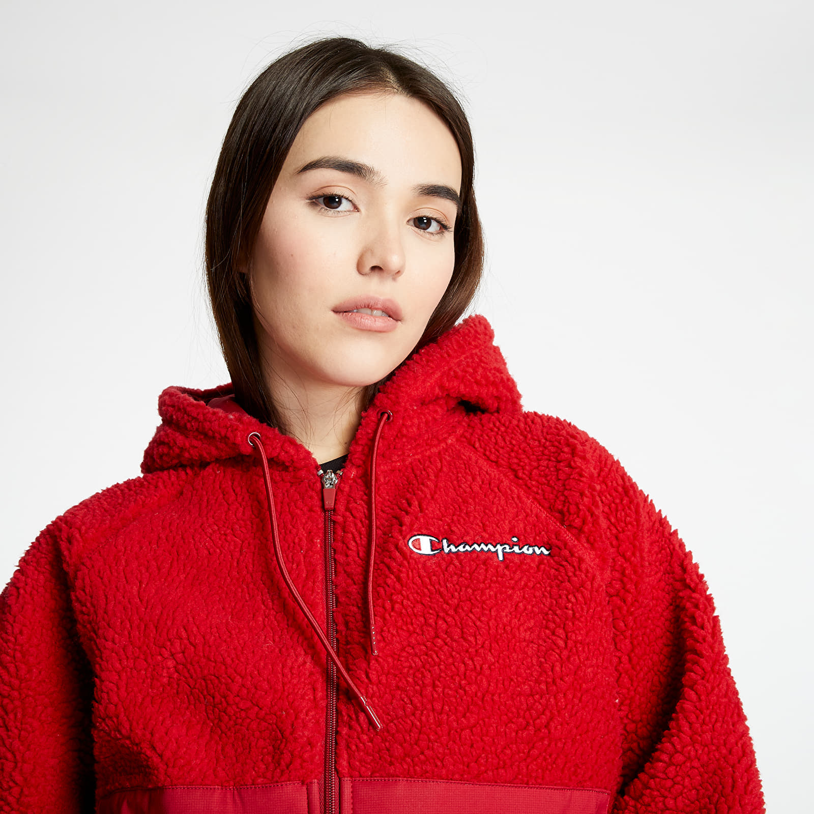 Champion jacket womens red store