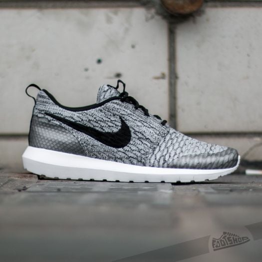 Мъжки кецове и обувки Nike Roshe NM Flyknit SE Wolf Grey/ Black- White |  Footshop