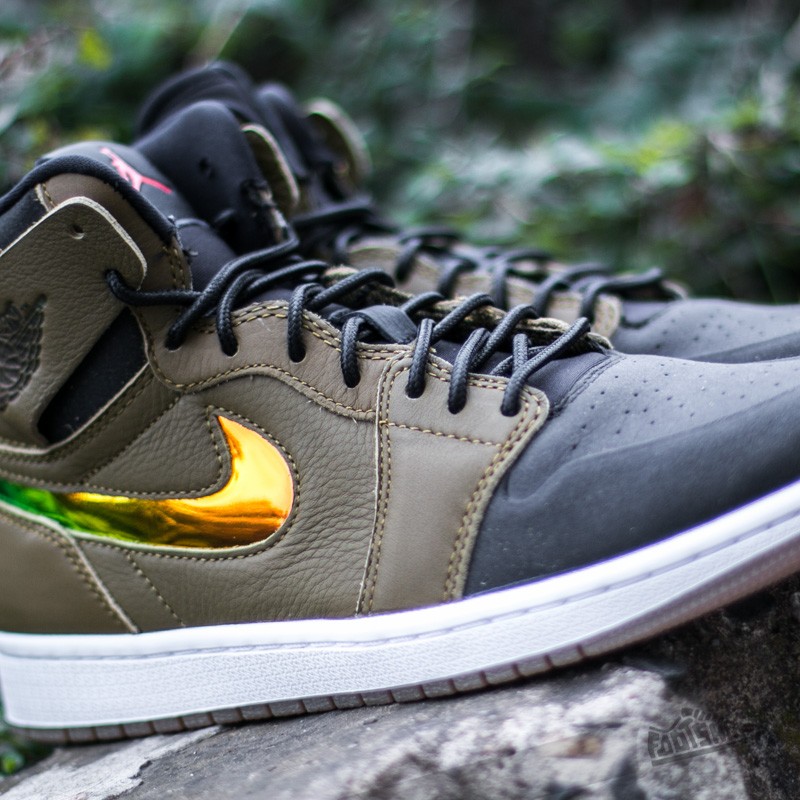 Jordan 1 retro high nouveau militia green online