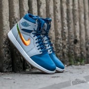 Air Jordan 1 Retro High Nouv Wolf Grey/Gold Leaf-French Blue-White