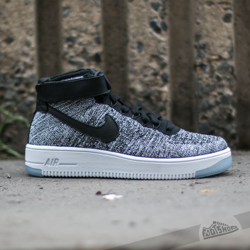 Sko til kvinder Nike W Air Force 1 Flyknit Black/ Black-White
