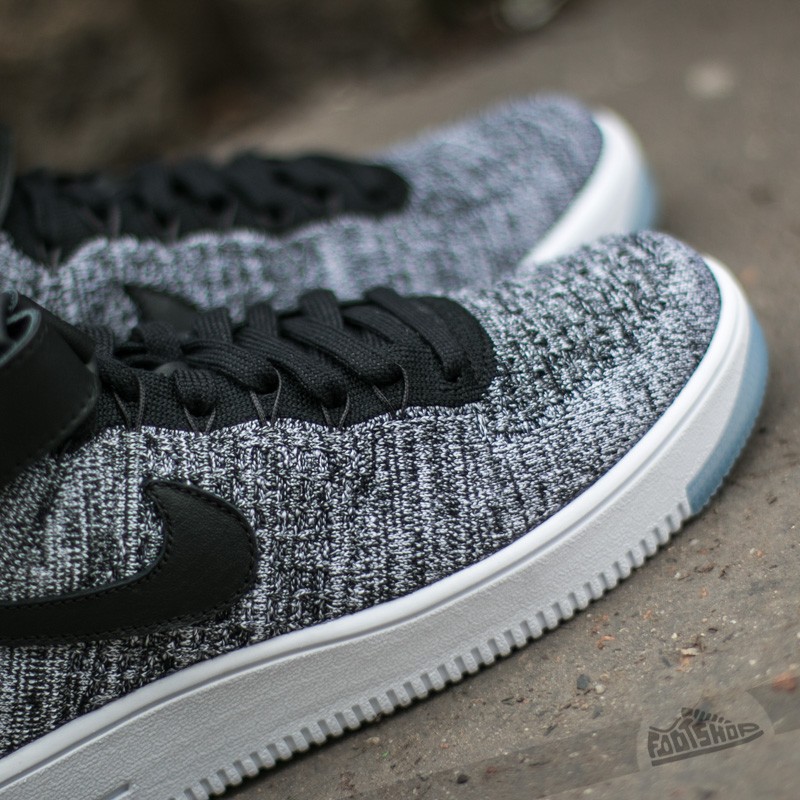 Sko til kvinder Nike W Air Force 1 Flyknit Black/ Black-White