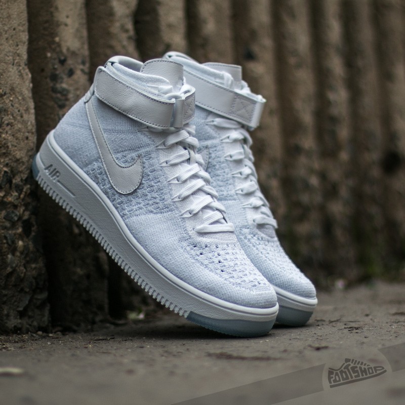Buty damskie Nike W Air Force 1 Flyknit White/ White-Pure Platinum