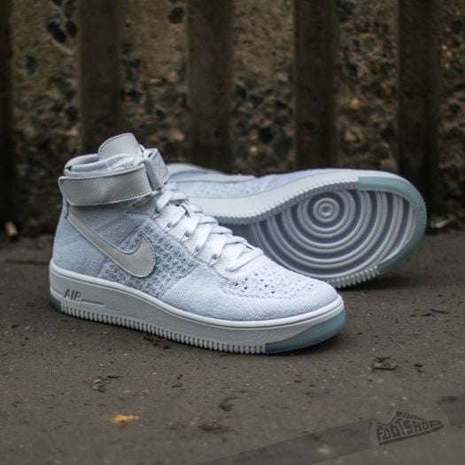 Women s shoes Nike W Air Force 1 Flyknit White White Pure