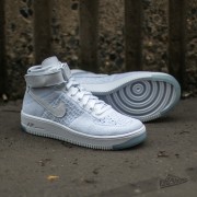 Chaussures et baskets femme Nike W Air Force 1 Flyknit White White Pure Platinum Footshop