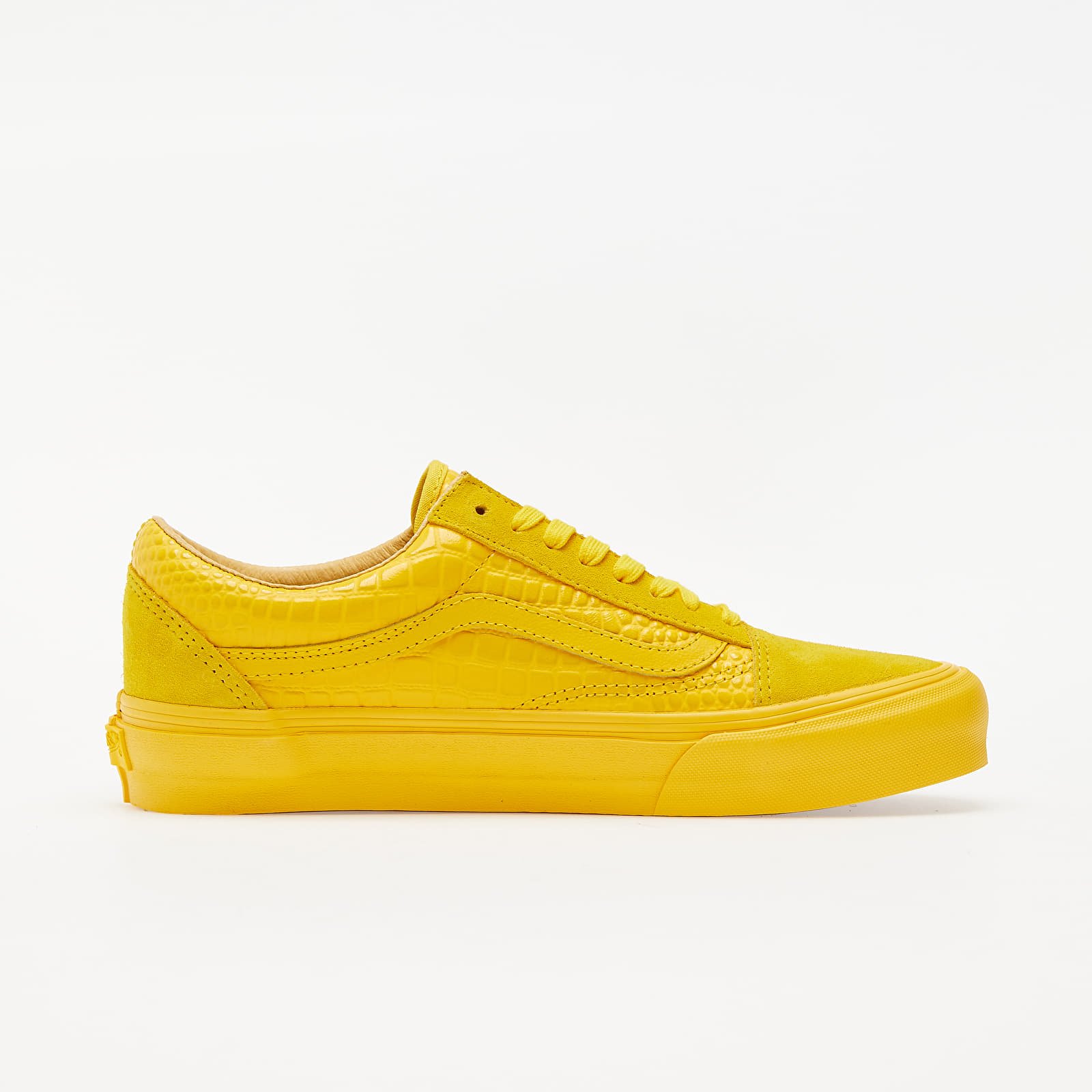 Scarpe uomo Vans Vault Old Skool LX (Croc Skin) Lemon Chrome