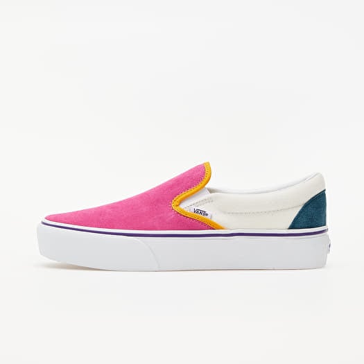 Vans multi deals color slip ons