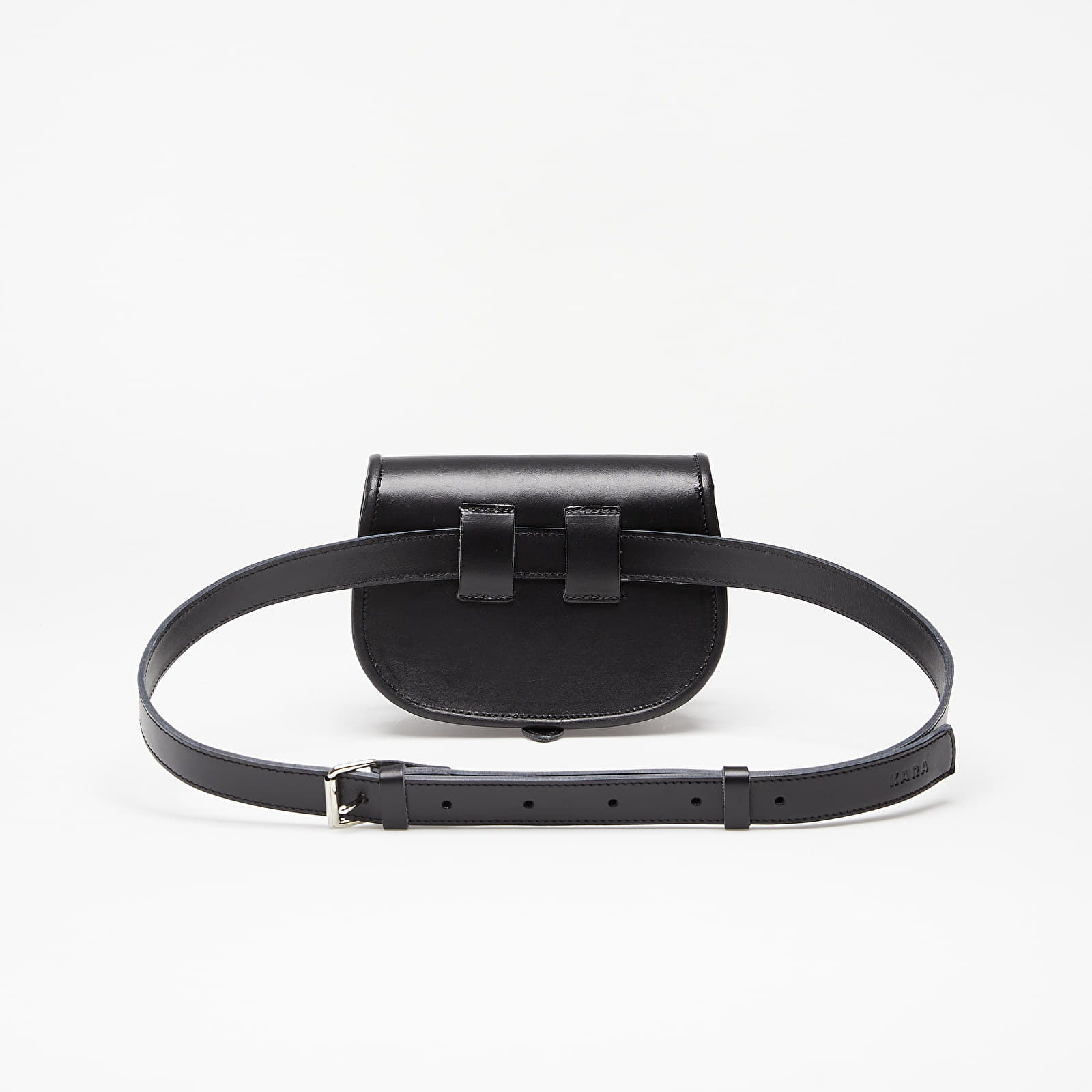 Sacs banane KARA Leather Waistbag Blackbag Black
