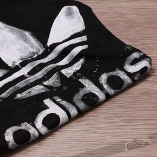 Adidas dripping logo t shirt sales