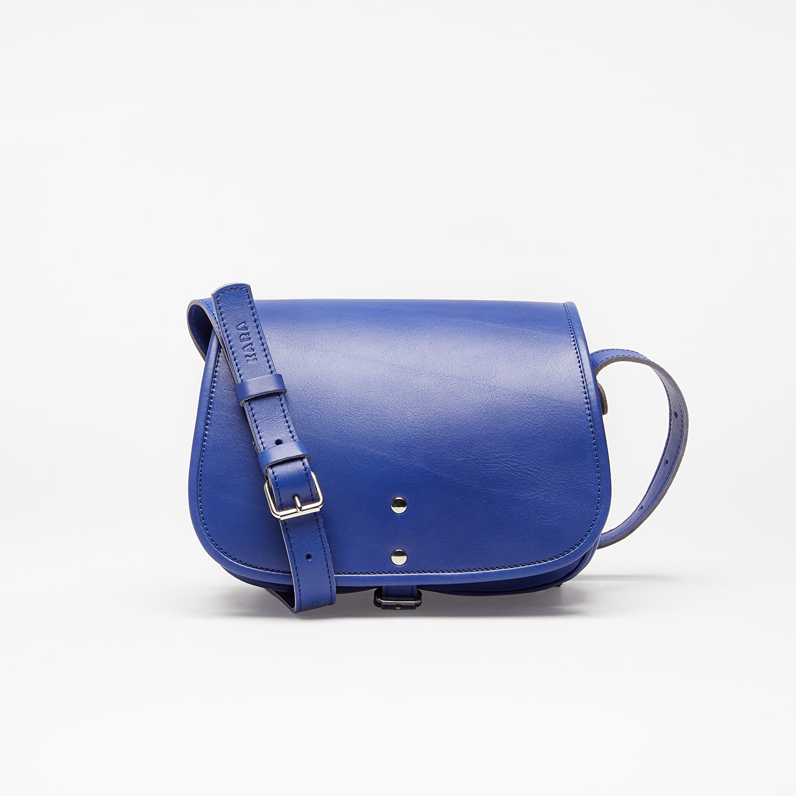 Tašky cez rameno KARA Leather Bag Blue