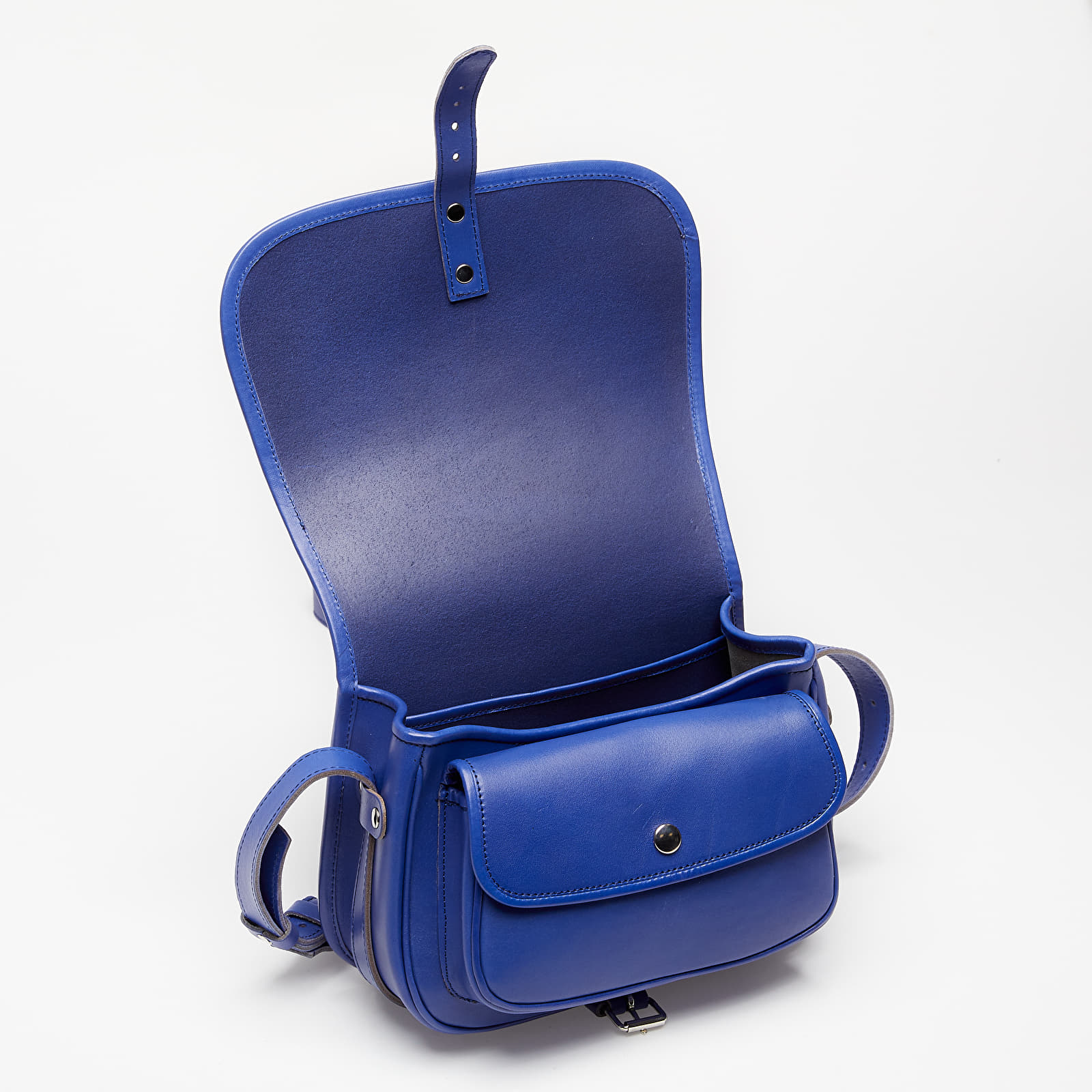 Tašky cez rameno KARA Leather Bag Blue