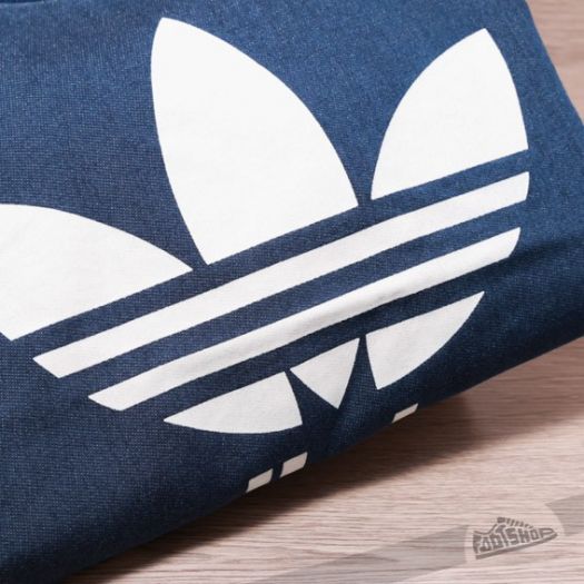 Adidas track denim sweatshirt hotsell