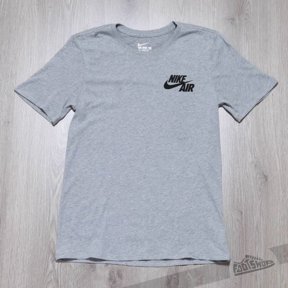Marškinėliai ir marškinėliai Nike Travel By Air Tee Grey