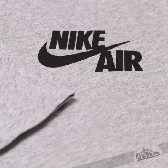 Marškinėliai ir marškinėliai Nike Travel By Air Tee Grey