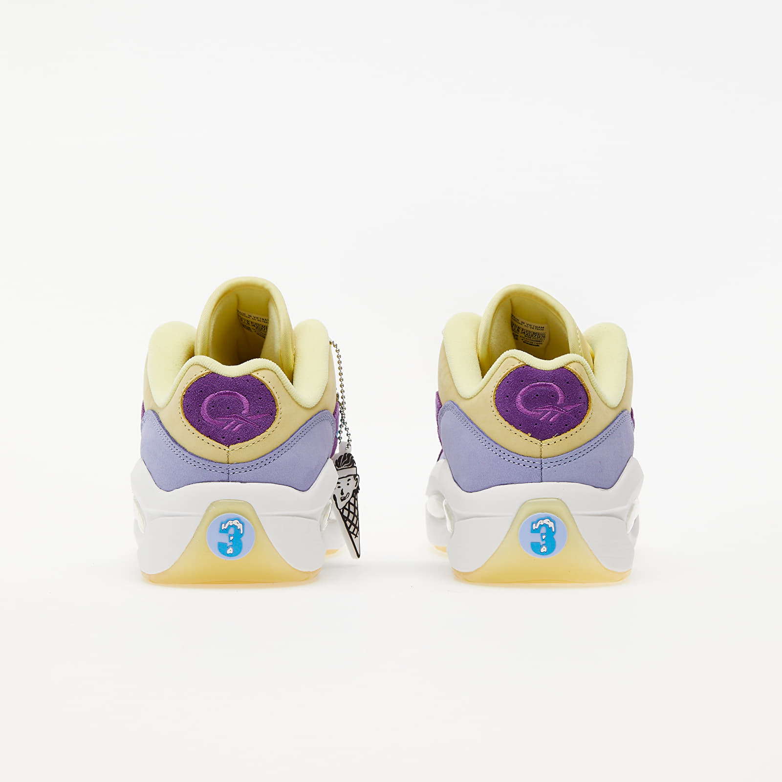 Men's shoes Reebok x BBC Ice Cream Question Low Fil Yellow/ Lilac Glow/ White
