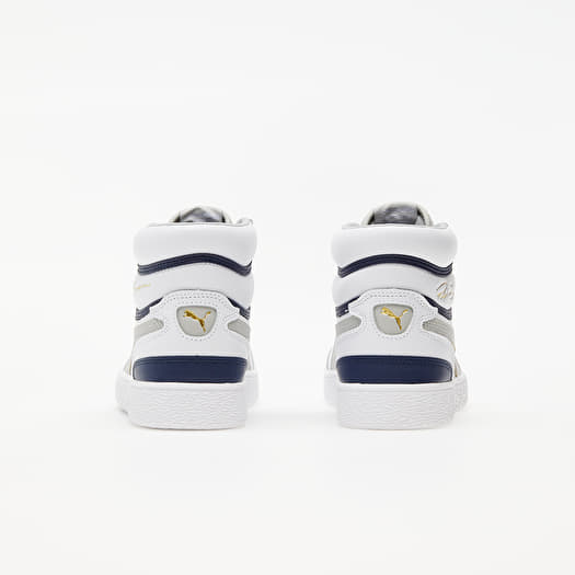 Men s shoes Puma Ralph Sampson Mid Puma White Gray Violet Peacoat Footshop