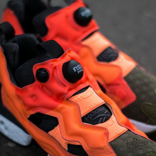 Reebok fury pump store uomo arancione