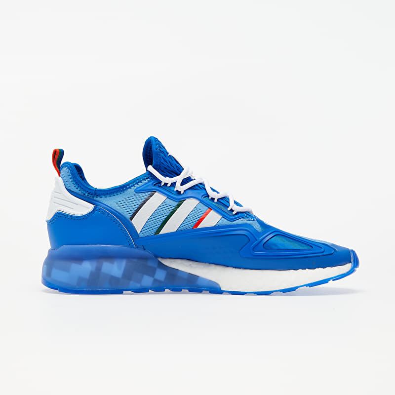 adidas x Ninja ZX 2K Boost Blue/ Ftw White/ Core Green | Footshop