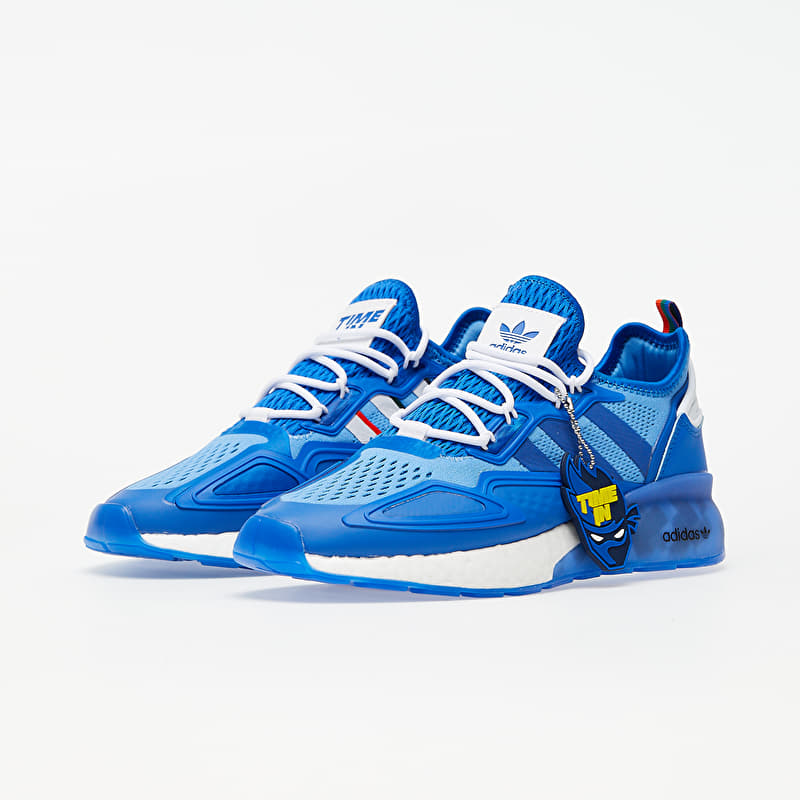 adidas x Ninja ZX 2K Boost Blue/ Ftw White/ Core Green | Footshop