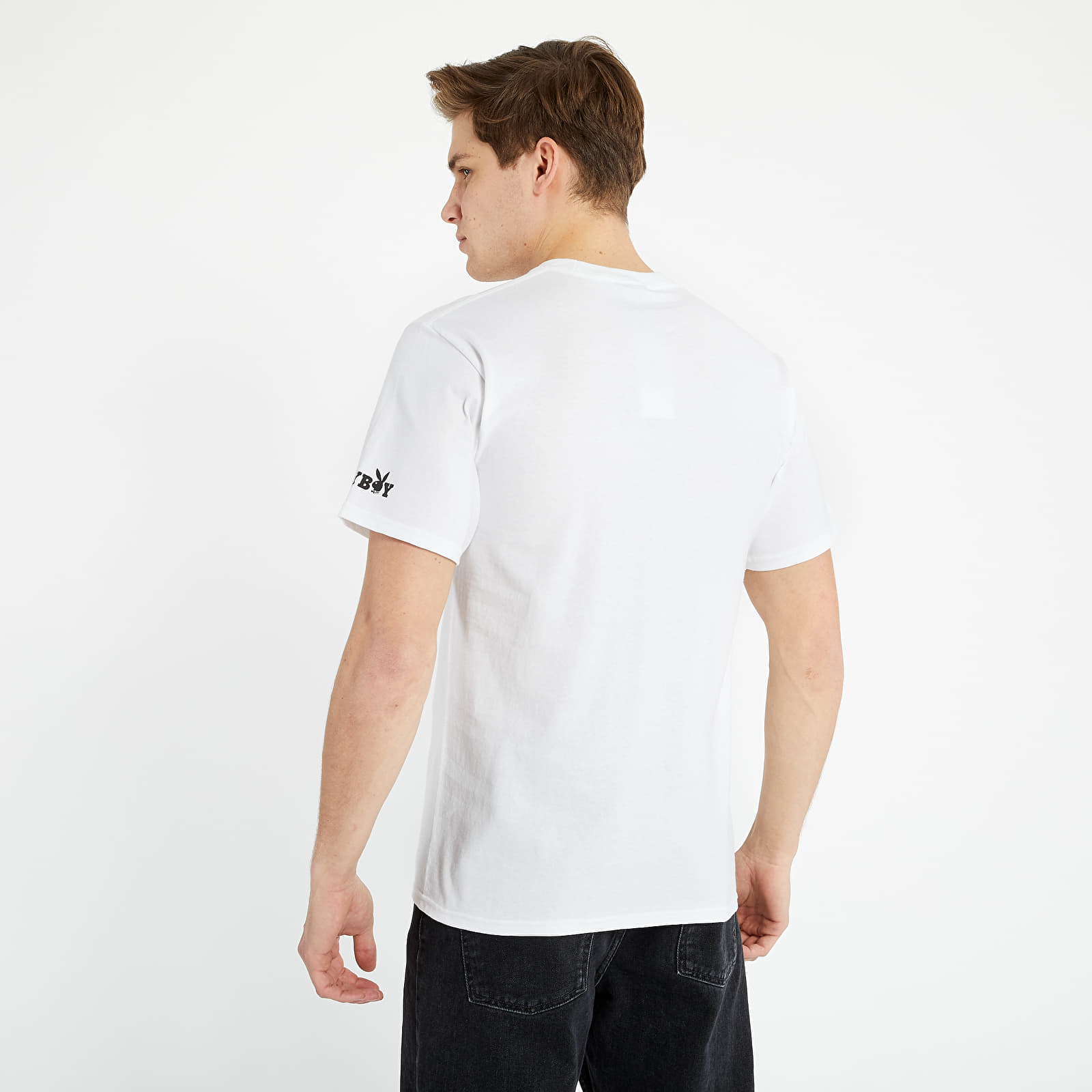 Tricouri  HUF x Playboy Bunny Logo S/S TEE White