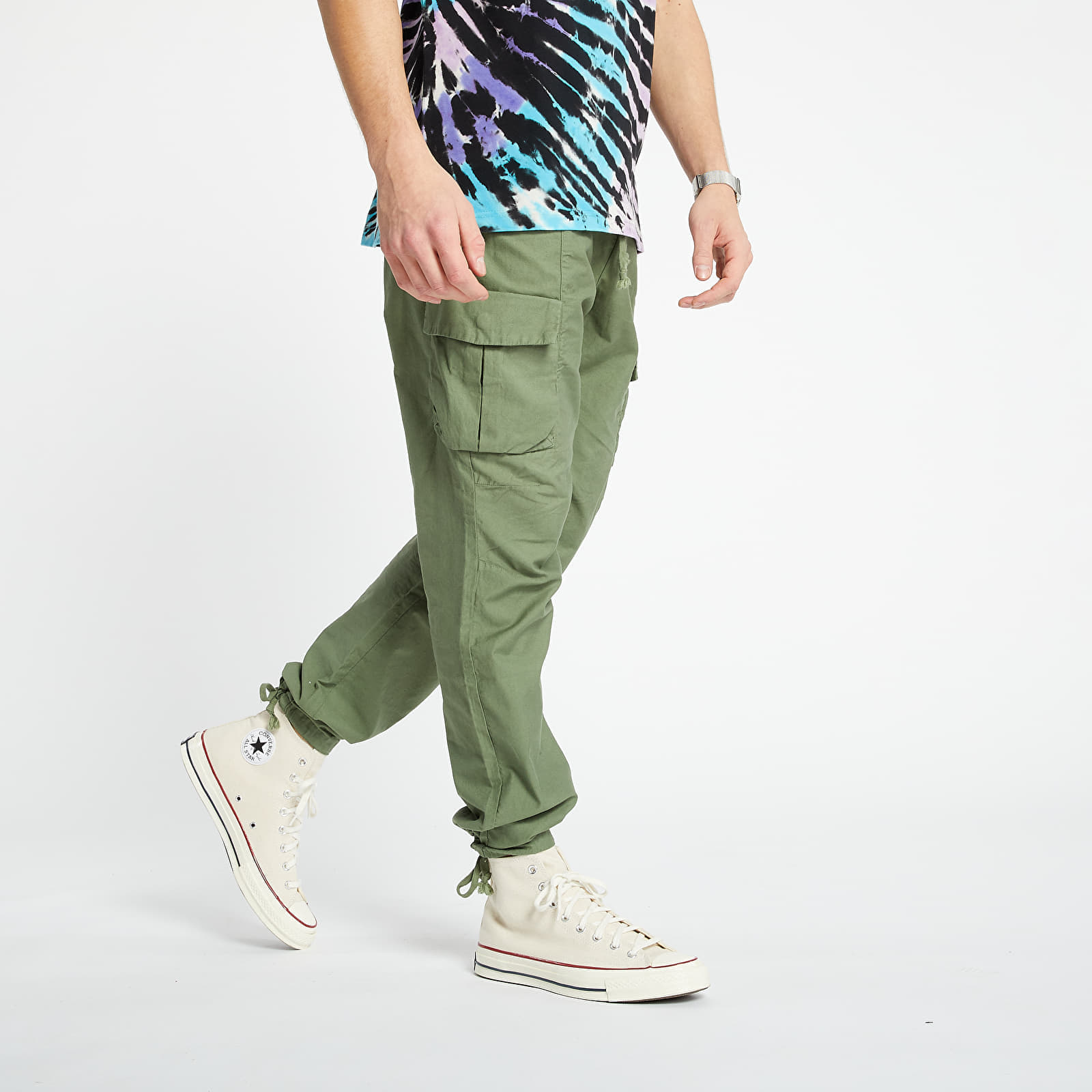 Pants John Elliott Back Sateen Cargo Pants Olive