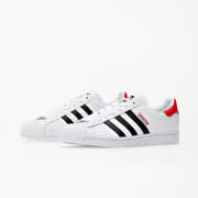 Ferfi cipok adidas x RUN DMC Superstar 50 Ftw White Core Black Hi Res Red Footshop