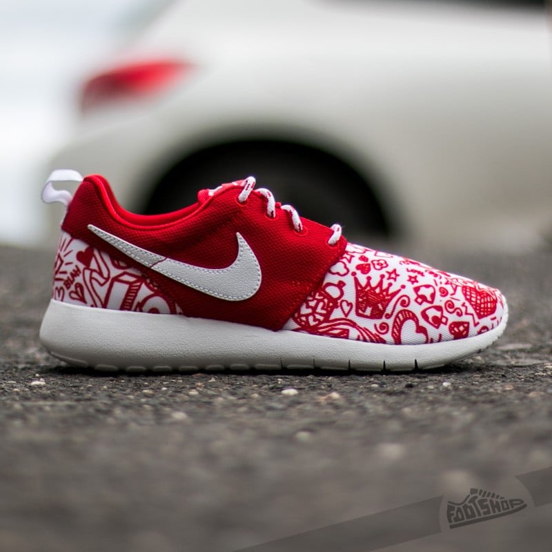 Nike roshe top mujer rojas