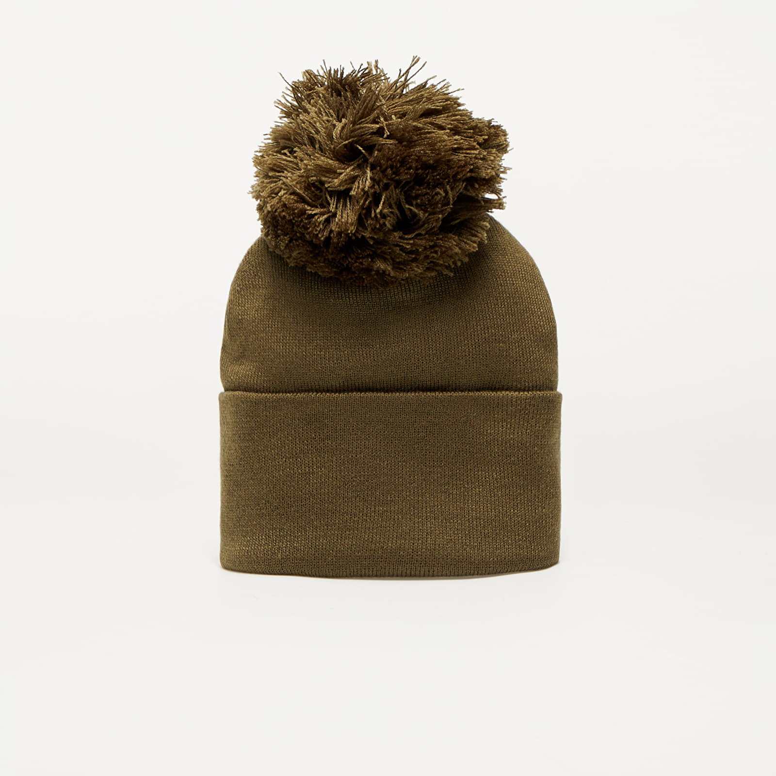 Hats caps adidas Adicolor Bobble Knit Raw Khaki White Footshop