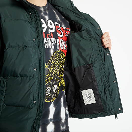 Carhartt WIP Danville Jacket グリーン　M Carhartt WIP Mens Winter Down Danville Jacket Dark Teal White