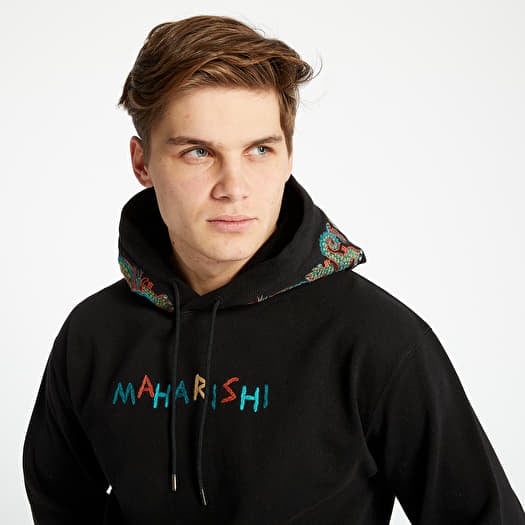Hoodies and sweatshirts Maharishi Liberty Dragon Hooded Sweat Black Footshop
