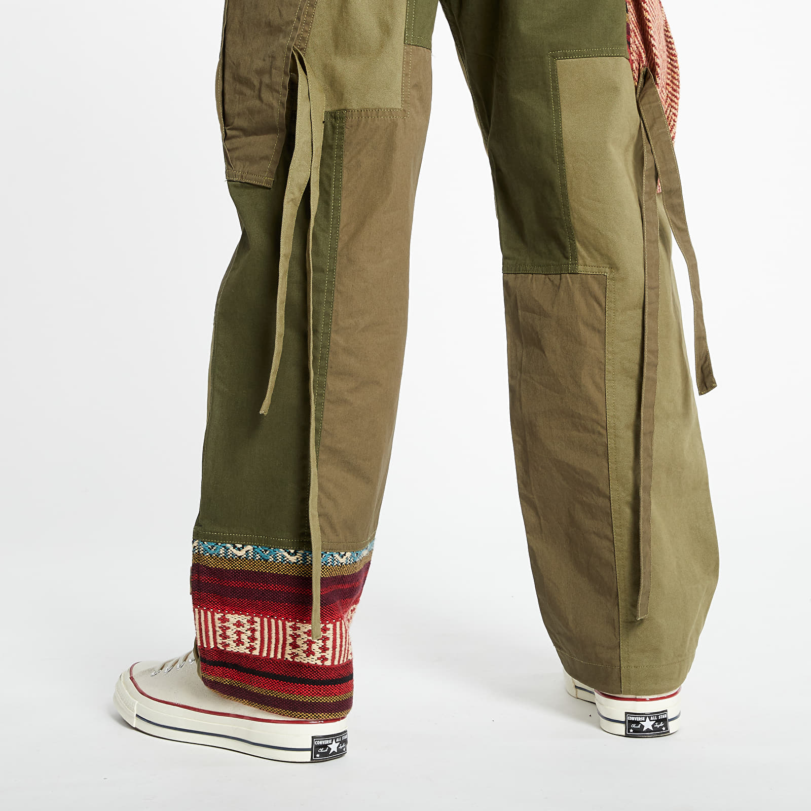 Pants Maharishi Arctic Cargo Trackpants Olive/ Red