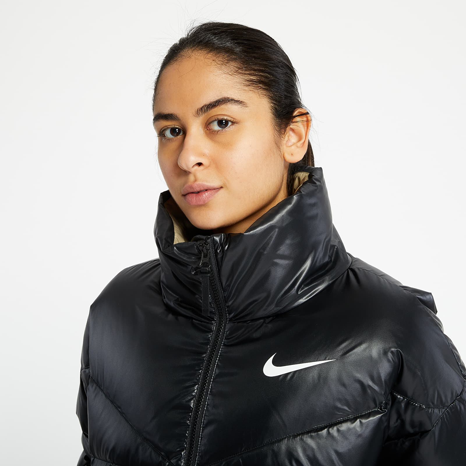 Jackets Nike Sportswear Hooded Jacket Black/ Mystic Stone/ White