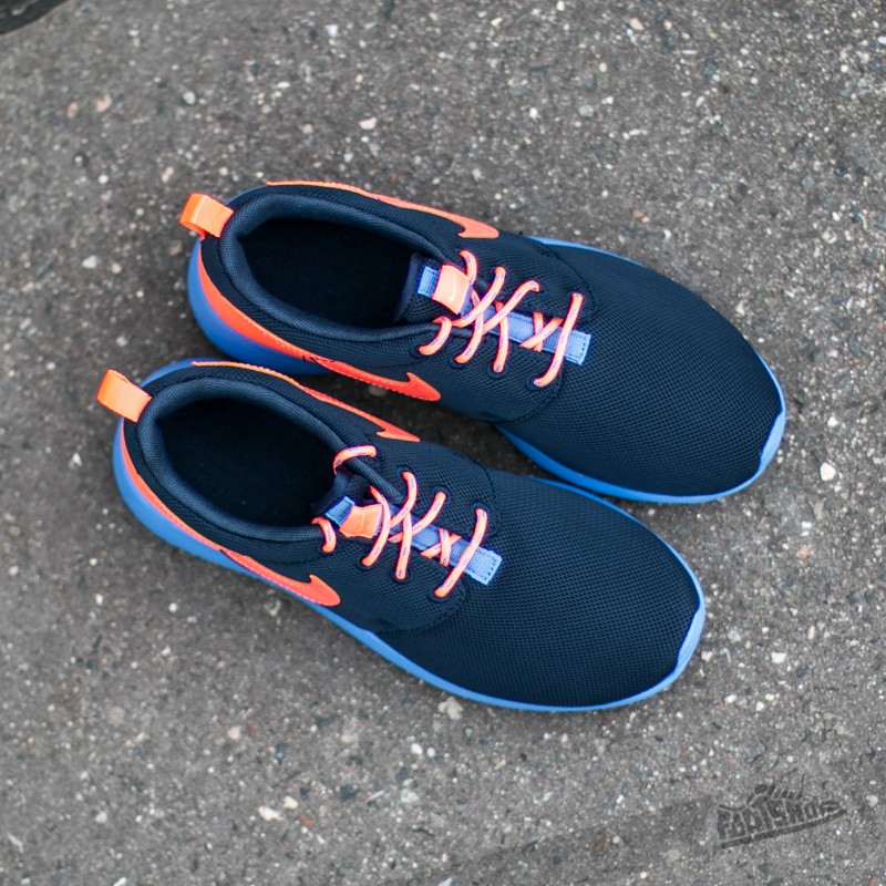 Women's shoes Nike Roshe One (GS) Obsidian/ Bright Mango-Canary-Chalk Blue