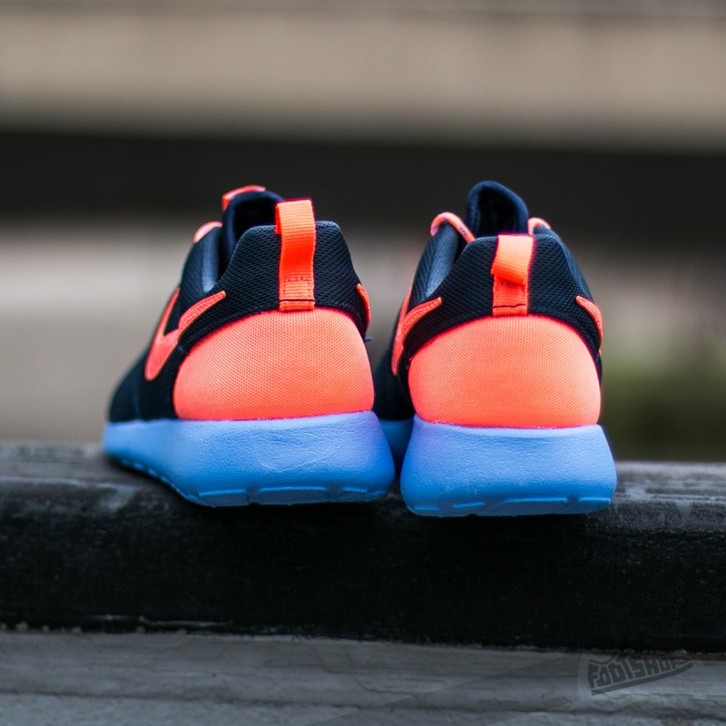 Women's shoes Nike Roshe One (GS) Obsidian/ Bright Mango-Canary-Chalk Blue