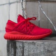 Adidas tubular nova all red top