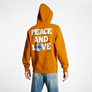 Stussy peace and love hoodie green 2025