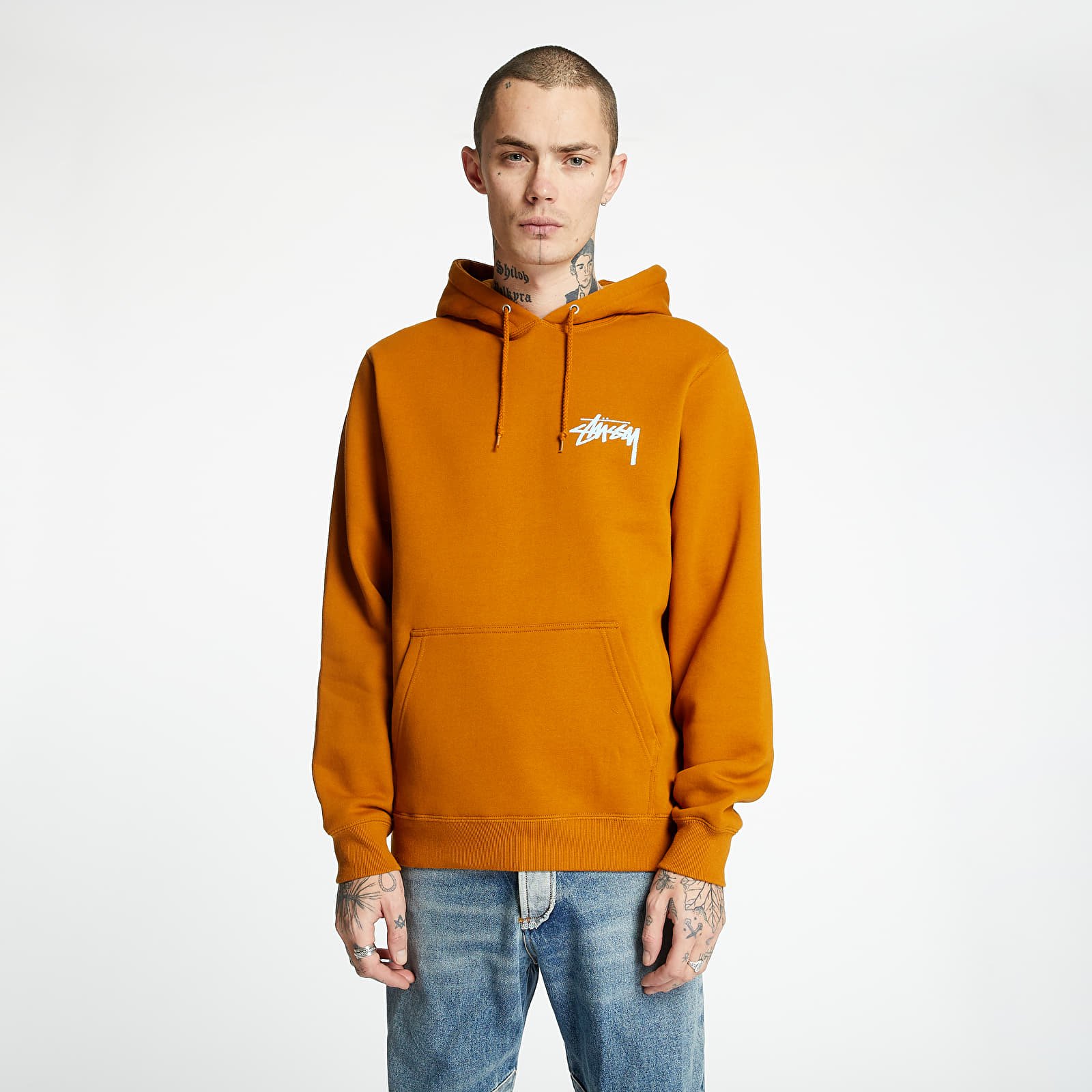 Hoodies and sweatshirts Stussy Peace Love Hoodie Caramel Footshop