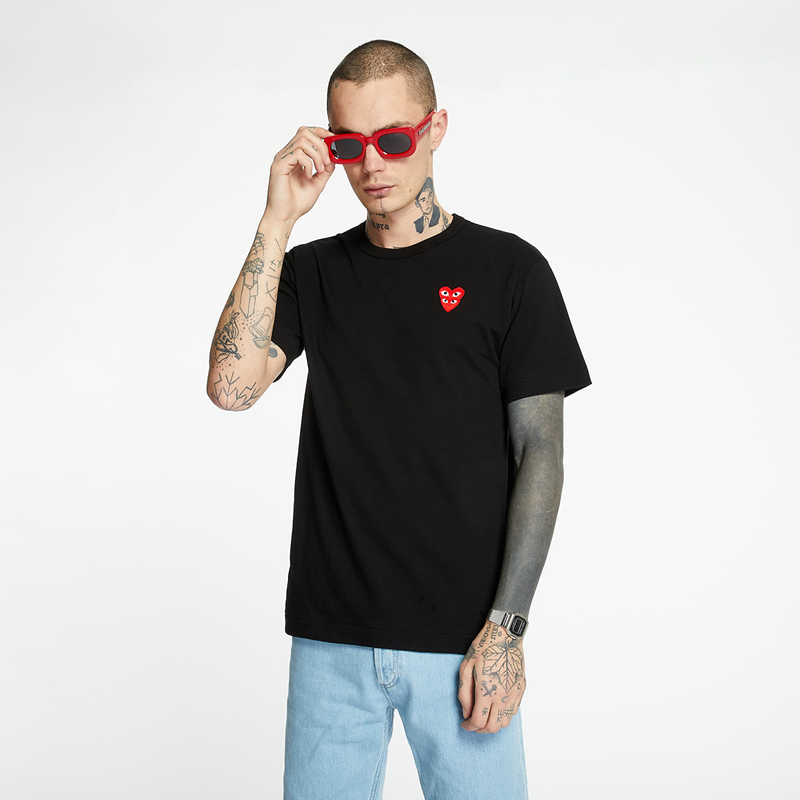 Majice i košulje Comme des Garcons PLAY Tee Black
