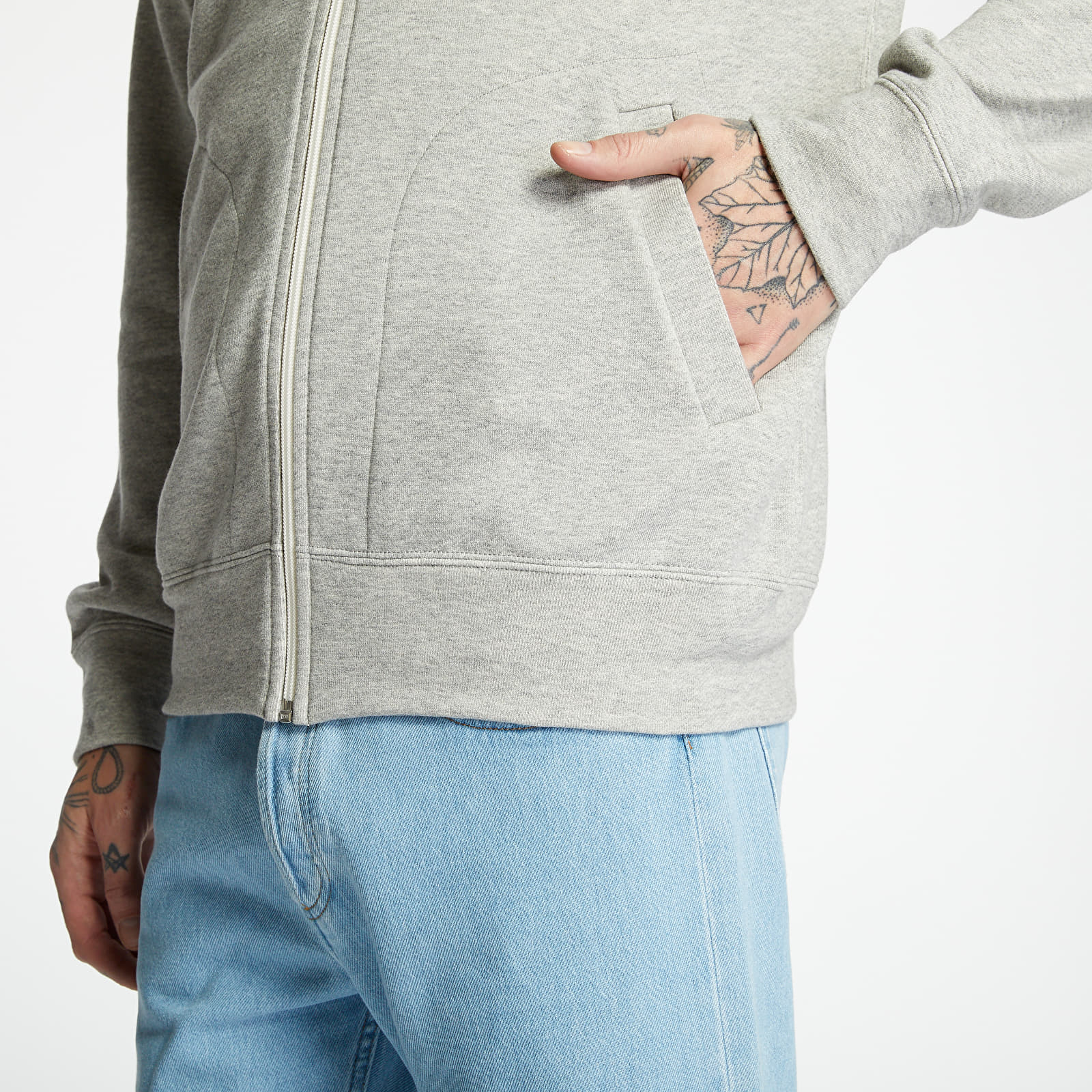 Sudaderas Comme des Garcons PLAY Full Zip Hoodie Grey