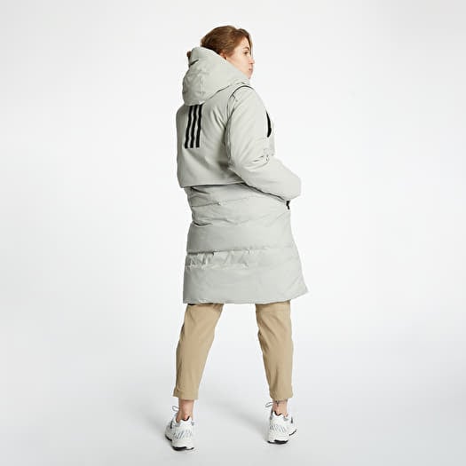 Adidas long padded sales jacket blackpink