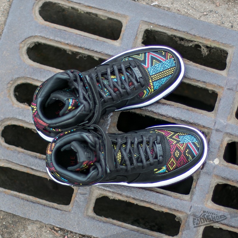 Women's shoes Nike Wmns Air Force 1 Hi BHM QS Black/ Black-Noble Red- Summit White