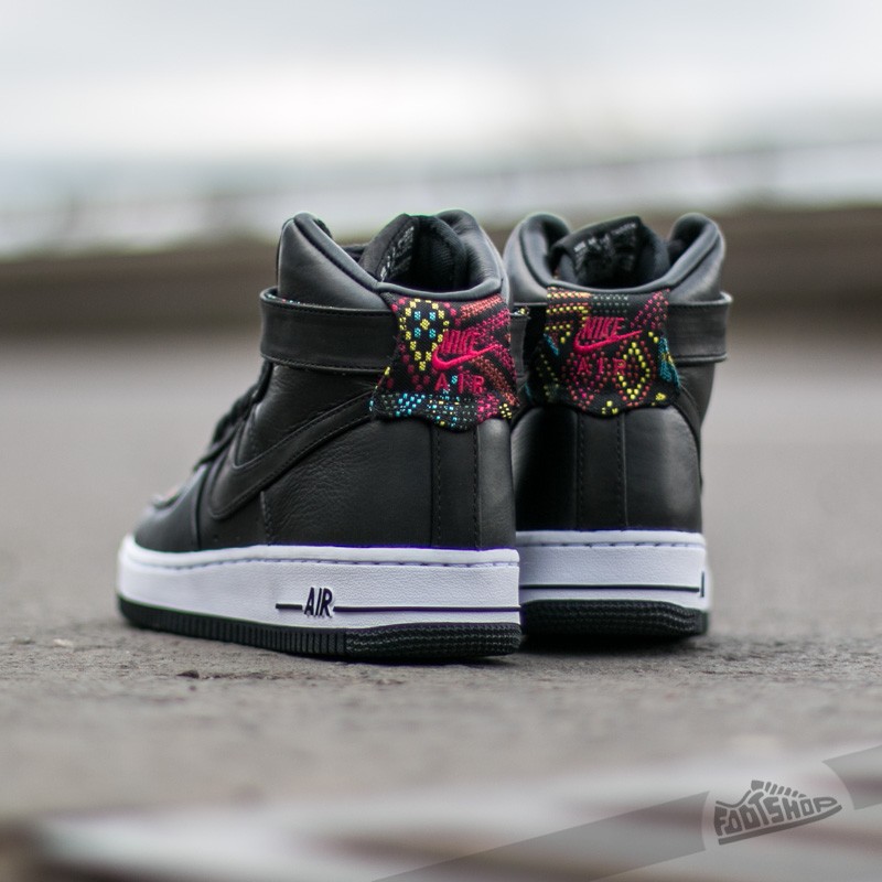 Women's shoes Nike Wmns Air Force 1 Hi BHM QS Black/ Black-Noble Red- Summit White