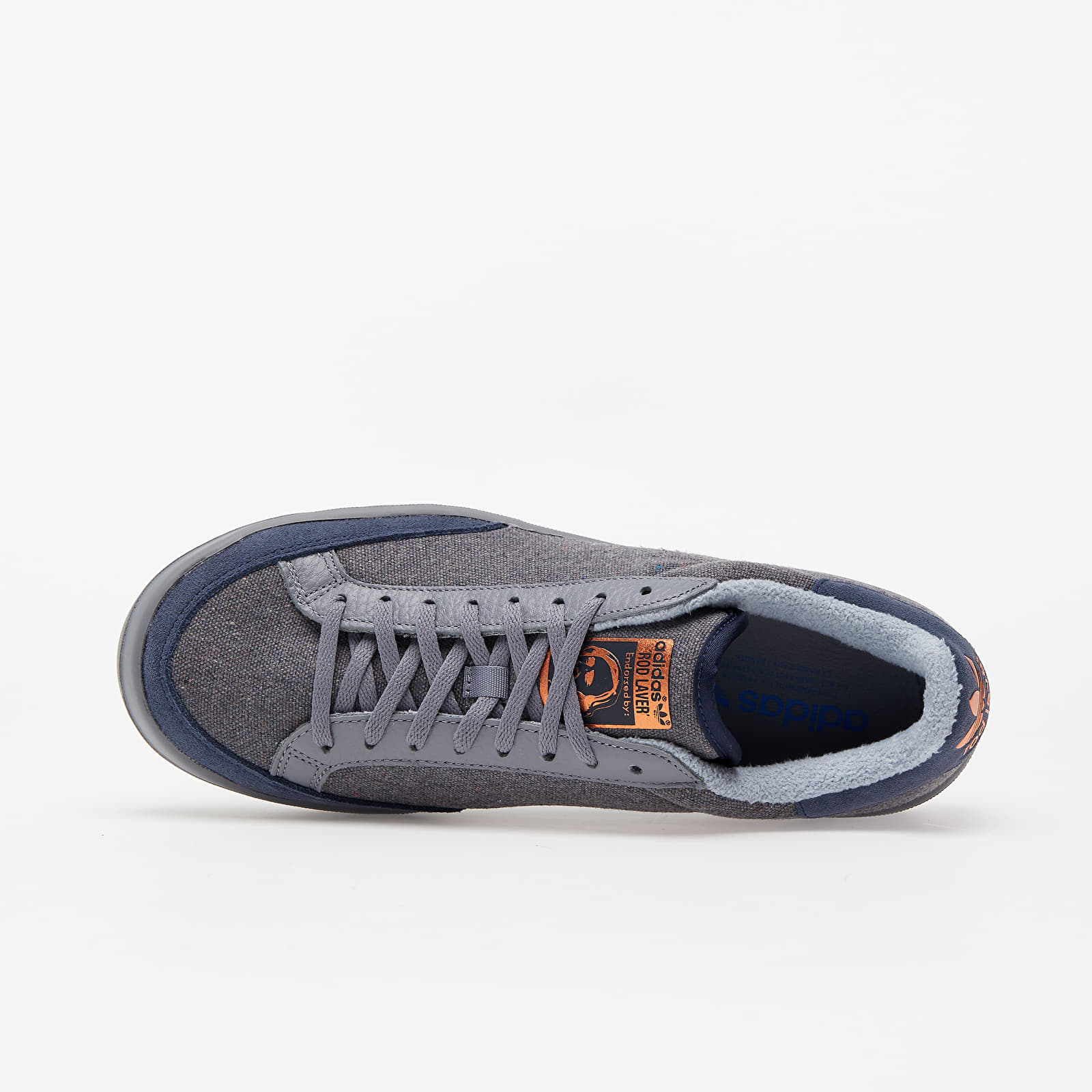Men s shoes adidas Rod Laver Grey Five Collegiate Navy Light Grey Footshop