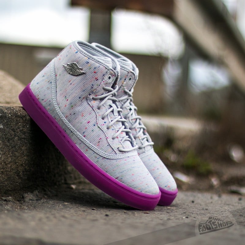 Buty dziecięce Jordan Jasmine (GG) Wolf Grey/ White-Purple-Metallic Silver