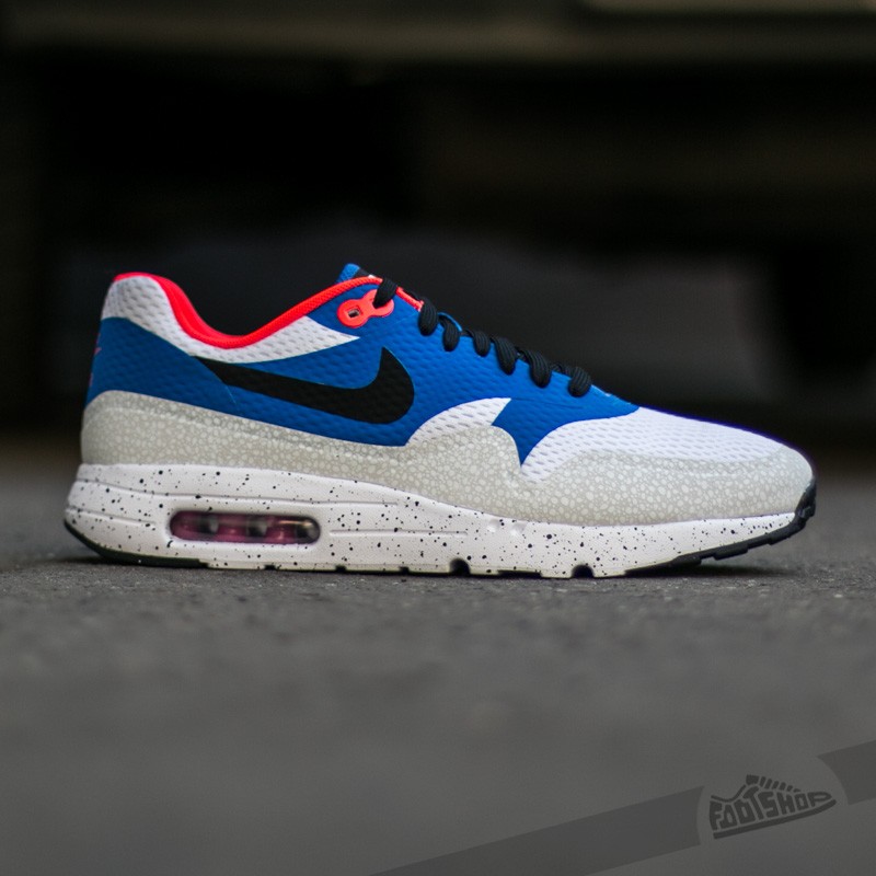 Férfi cipők Nike Air Max 1 Ultra Essential White/ Black- Varsity Royal- Reflective Silver